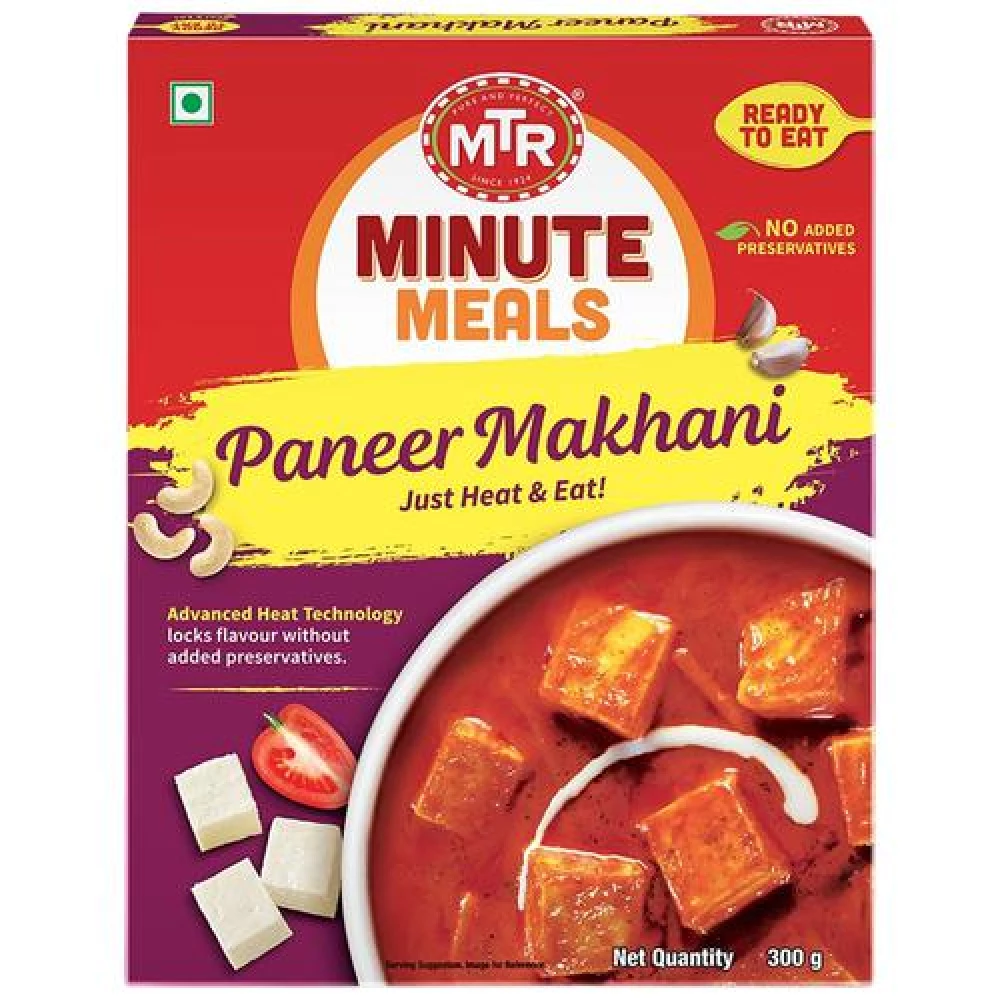 MTR Ready To Eat - Paneer Makhani, 300 g Carton-1.webp